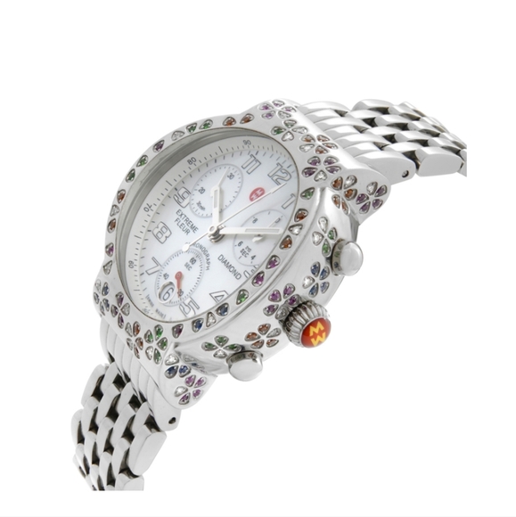 Michele extreme fleur multicolor watch - Picture 2 of 8